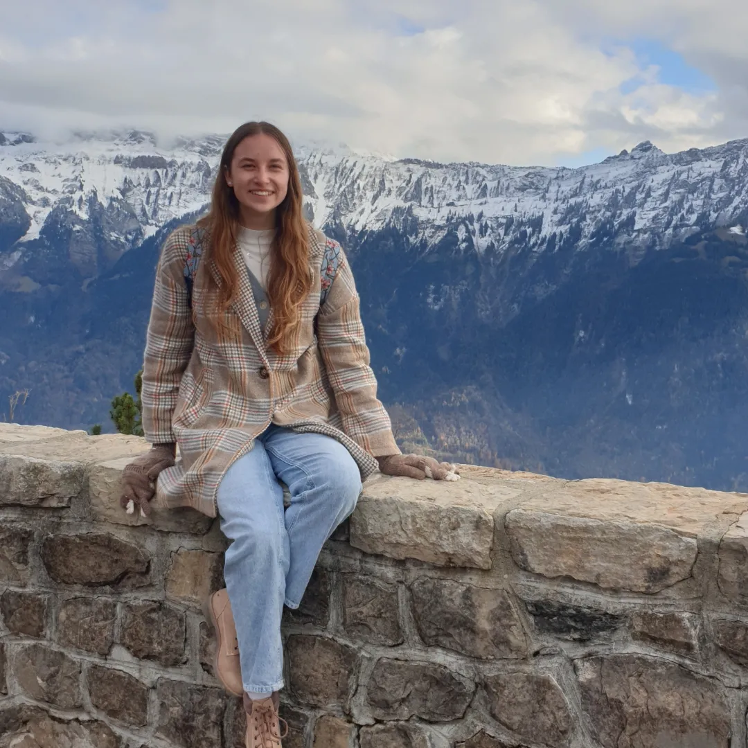 Deborah in the Swiss Alps